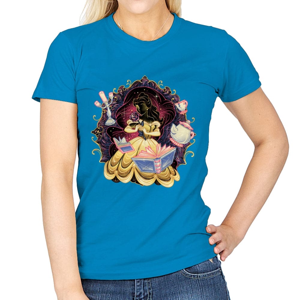 Shining Beauty - Womens T-Shirts RIPT Apparel Small / Sapphire