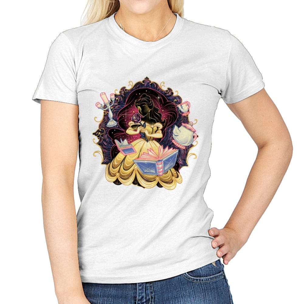 Shining Beauty - Womens T-Shirts RIPT Apparel Small / White