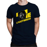 Shining Lighthouse - Mens Premium T-Shirts RIPT Apparel Small / Midnight Navy