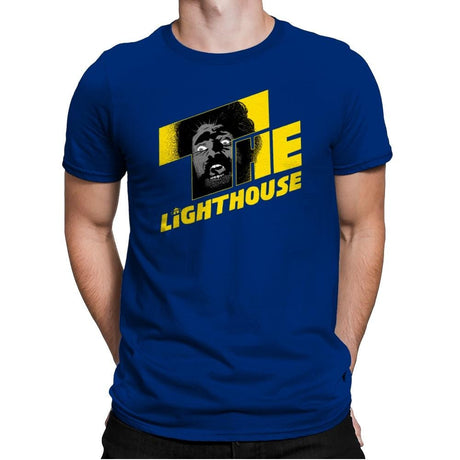 Shining Lighthouse - Mens Premium T-Shirts RIPT Apparel Small / Royal