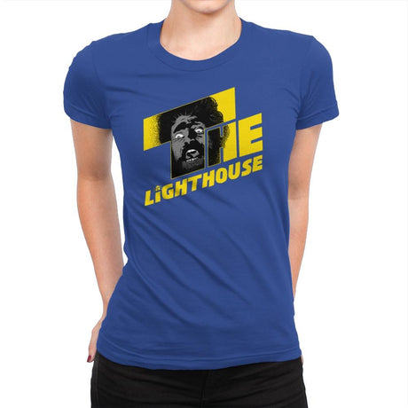 Shining Lighthouse - Womens Premium T-Shirts RIPT Apparel Small / Royal
