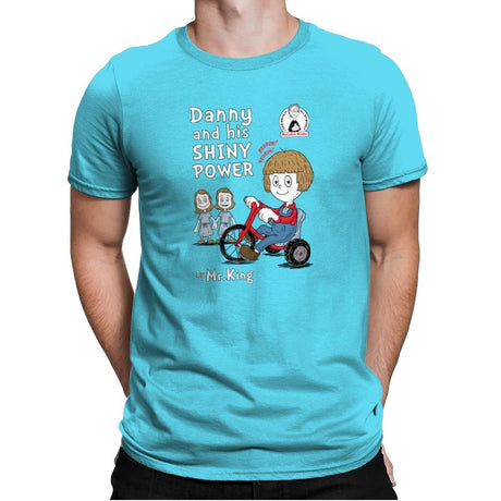 Shiny Danny - Mens Premium T-Shirts RIPT Apparel Small / Tahiti Blue