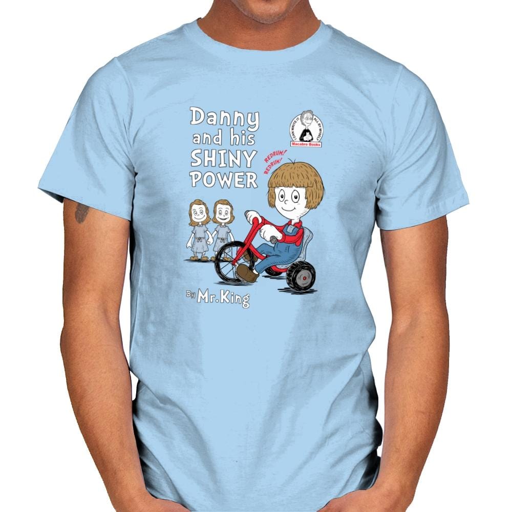 Shiny Danny - Mens T-Shirts RIPT Apparel Small / Light Blue