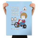 Shiny Danny - Prints Posters RIPT Apparel 18x24 / Baby Blue