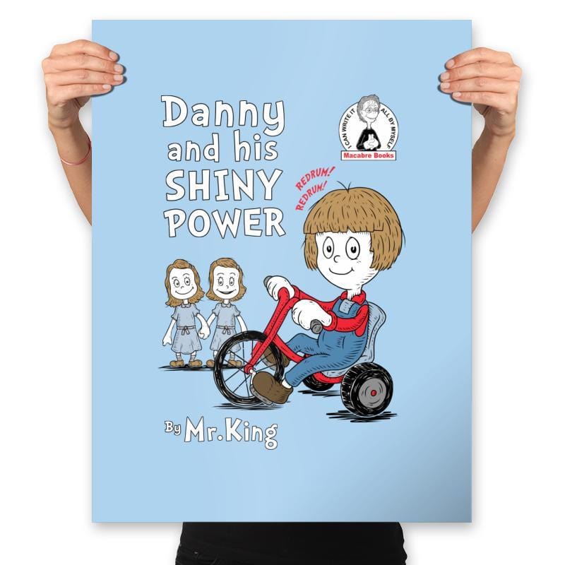 Shiny Danny - Prints Posters RIPT Apparel 18x24 / Baby Blue