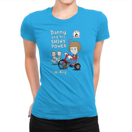 Shiny Danny - Womens Premium T-Shirts RIPT Apparel Small / Turquoise