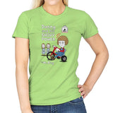 Shiny Danny - Womens T-Shirts RIPT Apparel Small / Mint Green