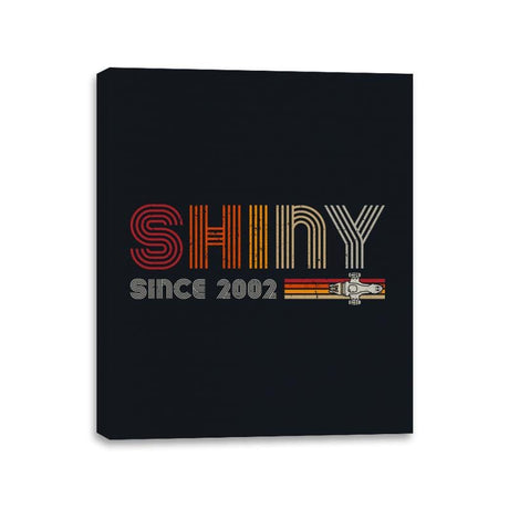 Shiny since 2002 - Canvas Wraps Canvas Wraps RIPT Apparel 11x14 / Black