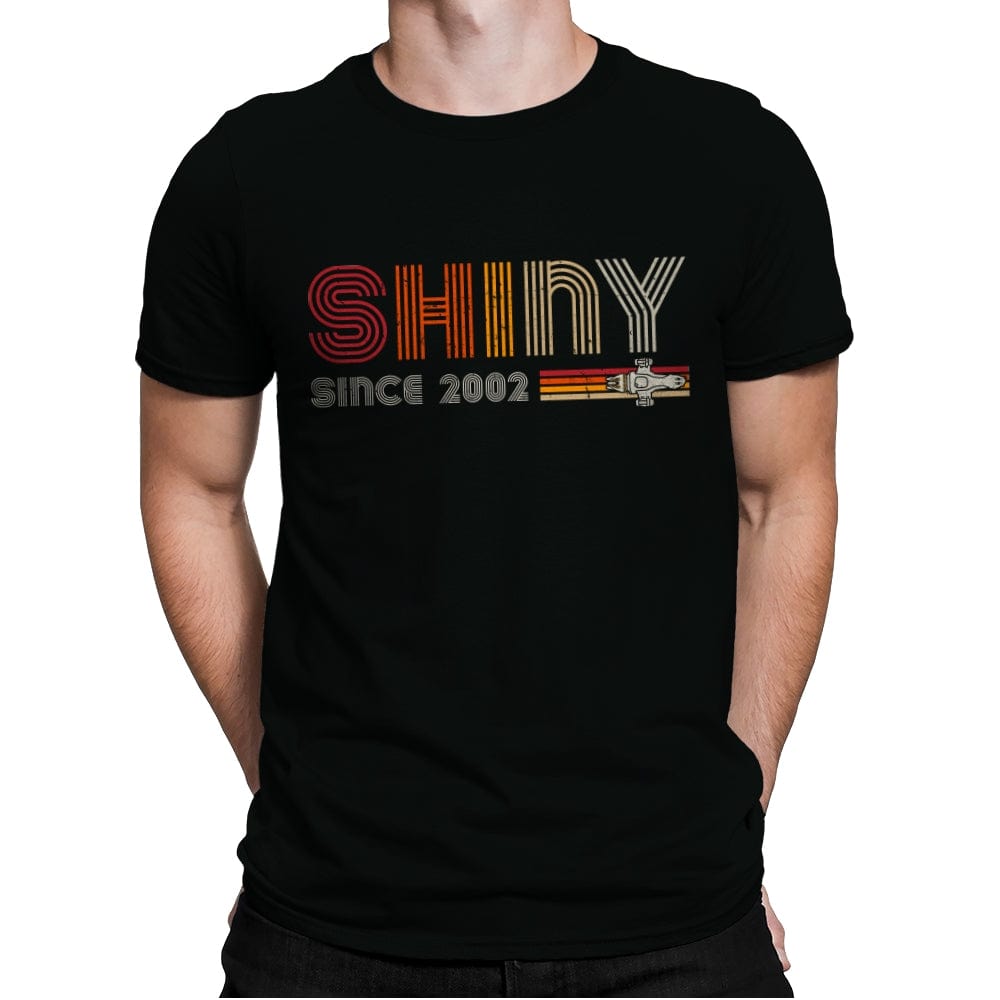 Shiny since 2002 - Mens Premium T-Shirts RIPT Apparel Small / Black