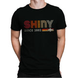 Shiny since 2002 - Mens Premium T-Shirts RIPT Apparel Small / Black