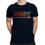 Shiny since 2002 - Mens Premium T-Shirts RIPT Apparel Small / Midnight Navy