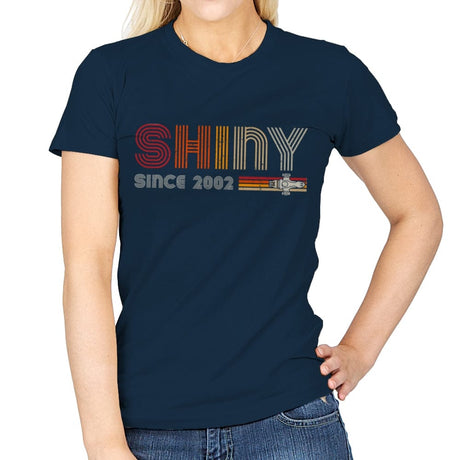 Shiny since 2002 - Womens T-Shirts RIPT Apparel Small / Navy