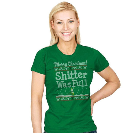 Shitter's Full - Womens T-Shirts RIPT Apparel