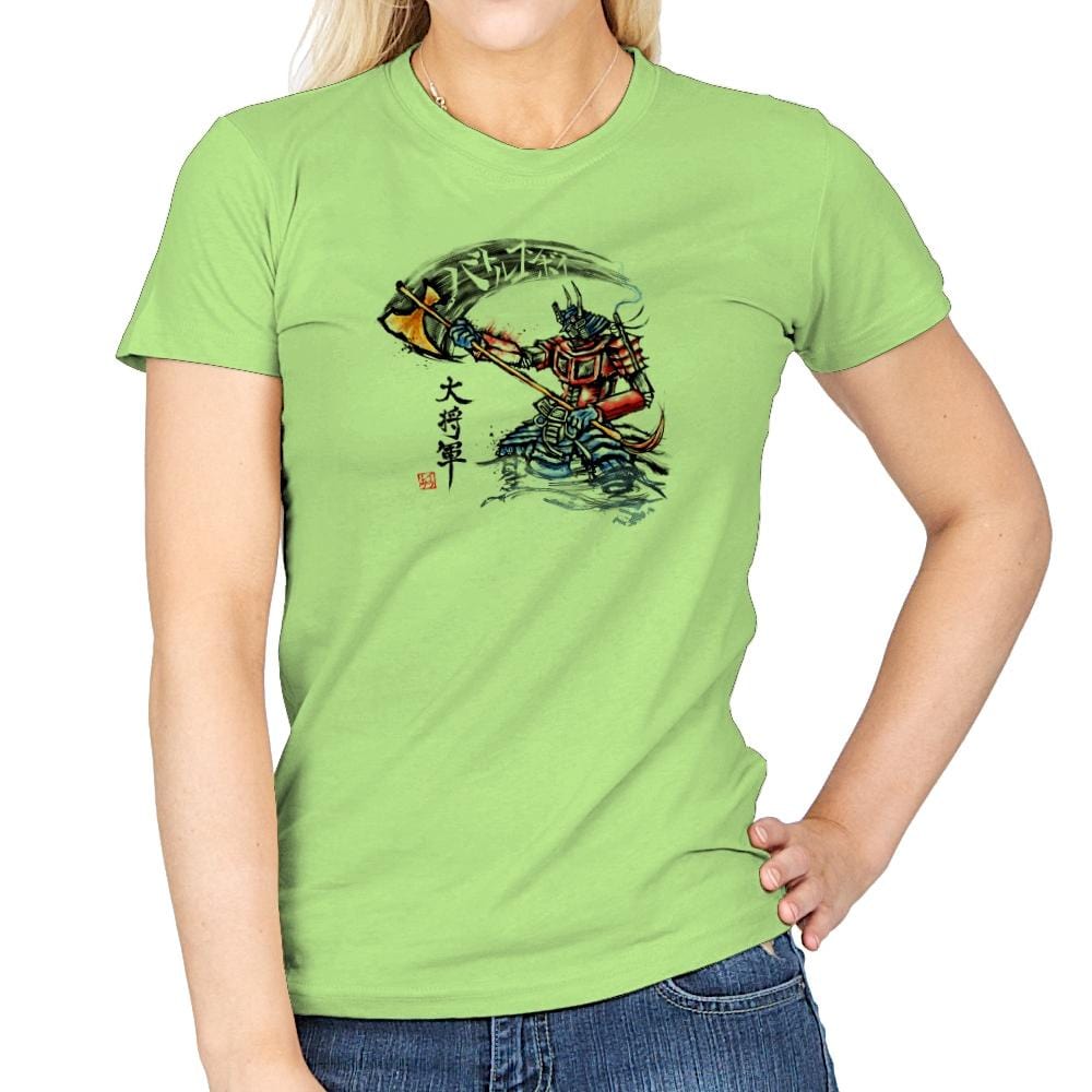 Shogun Prime Exclusive - Womens T-Shirts RIPT Apparel Small / Mint Green