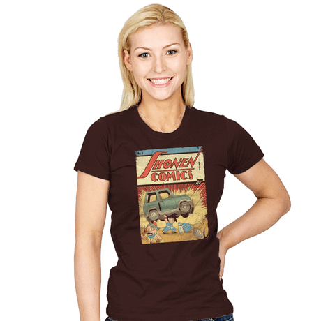 Shonen Comics - Womens T-Shirts RIPT Apparel