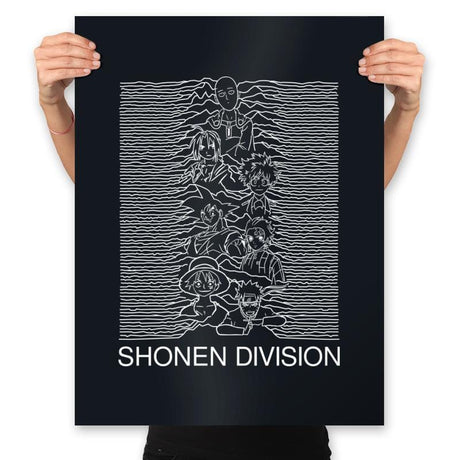 Shonen Division - Prints Posters RIPT Apparel 18x24 / Black