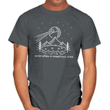 Shooting Star - Mens T-Shirts RIPT Apparel Small / Charcoal