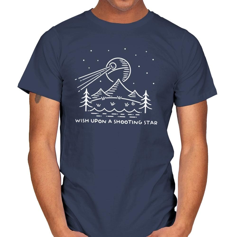 Shooting Star - Mens T-Shirts RIPT Apparel Small / Navy