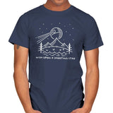 Shooting Star - Mens T-Shirts RIPT Apparel Small / Navy