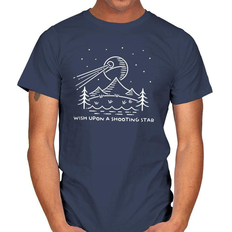 Shooting Star - Mens T-Shirts RIPT Apparel Small / Navy