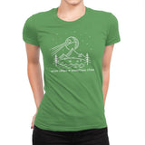 Shooting Star - Womens Premium T-Shirts RIPT Apparel Small / Kelly