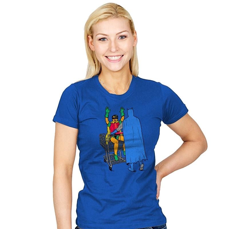 Shopping With The Boy - Womens T-Shirts RIPT Apparel Small / Royal