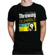 Short Distance Throwing for Dummies - Mens Premium T-Shirts RIPT Apparel Small / Black