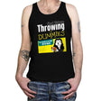 Short Distance Throwing for Dummies - Tanktop Tanktop RIPT Apparel X-Small / Black