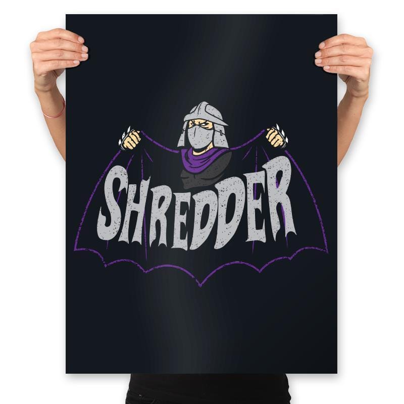 Shred-Man - Prints Posters RIPT Apparel 18x24 / Black