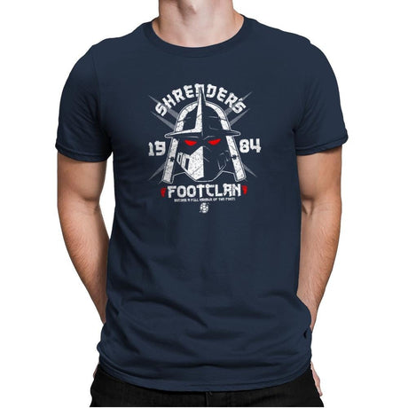 Shredhead's Foot Clan Exclusive - Mens Premium T-Shirts RIPT Apparel Small / Midnight Navy