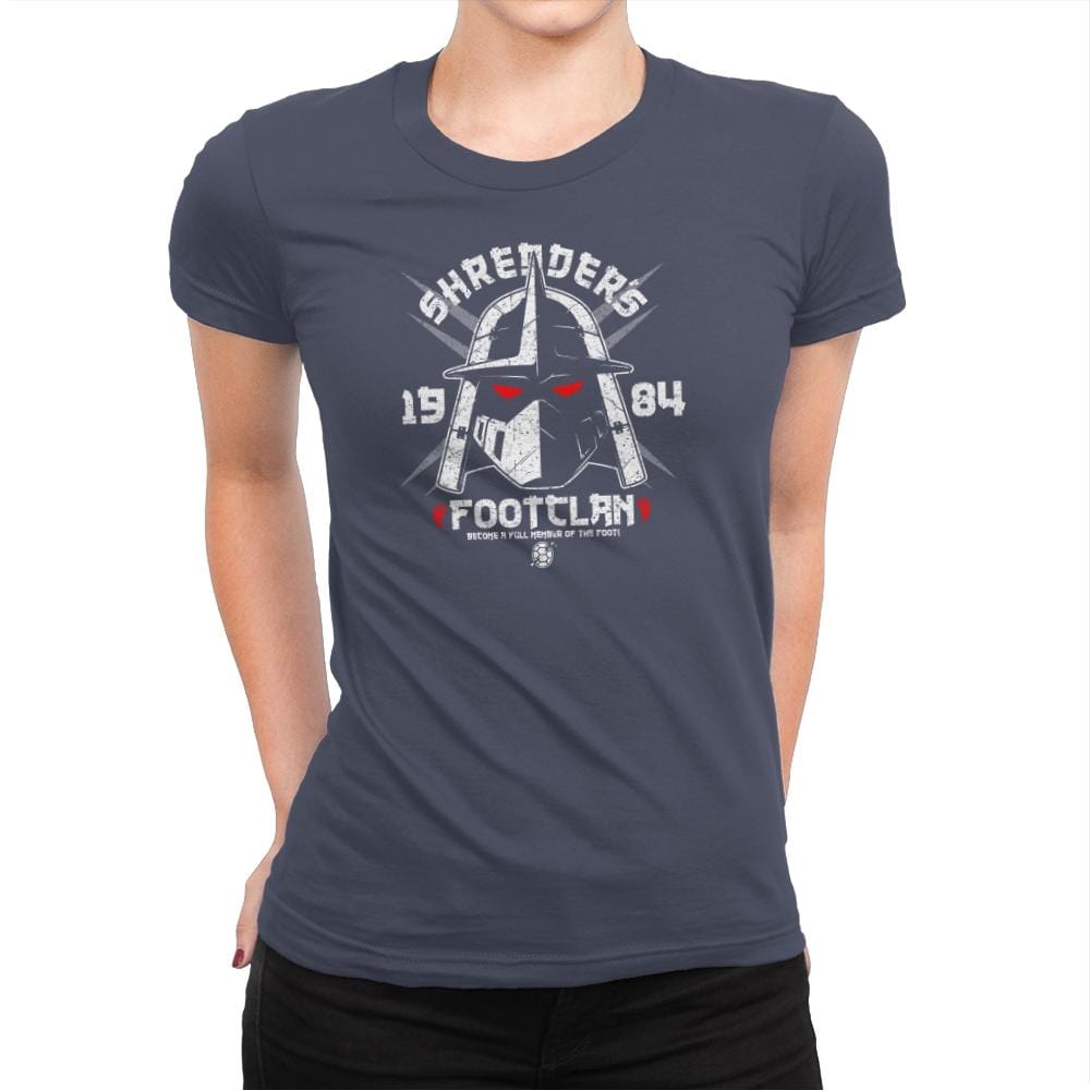 Shredhead's Foot Clan Exclusive - Womens Premium T-Shirts RIPT Apparel Small / Indigo