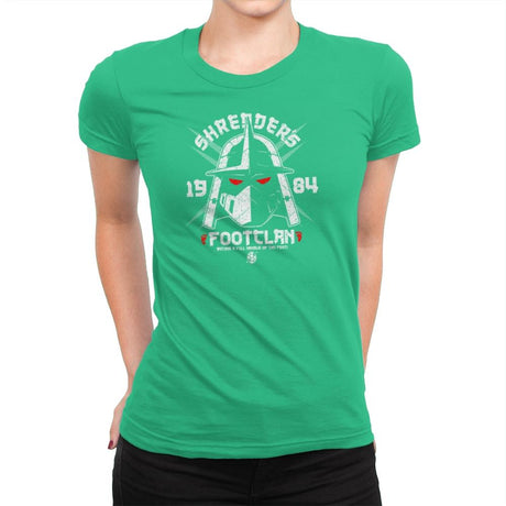 Shredhead's Foot Clan Exclusive - Womens Premium T-Shirts RIPT Apparel Small / Kelly Green