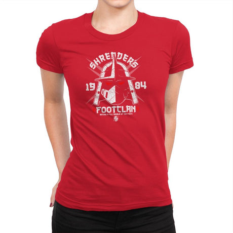 Shredhead's Foot Clan Exclusive - Womens Premium T-Shirts RIPT Apparel Small / Red