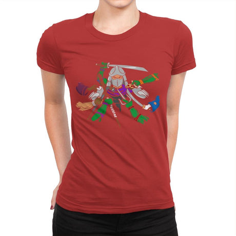 Shredwick - Womens Premium T-Shirts RIPT Apparel Small / Red