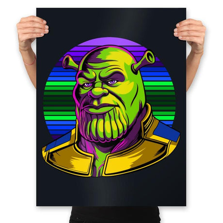 Shreknos - Prints Posters RIPT Apparel 18x24 / Black
