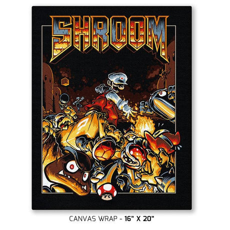 Shroom Exclusive - Canvas Wraps Canvas Wraps RIPT Apparel 16x20 inch