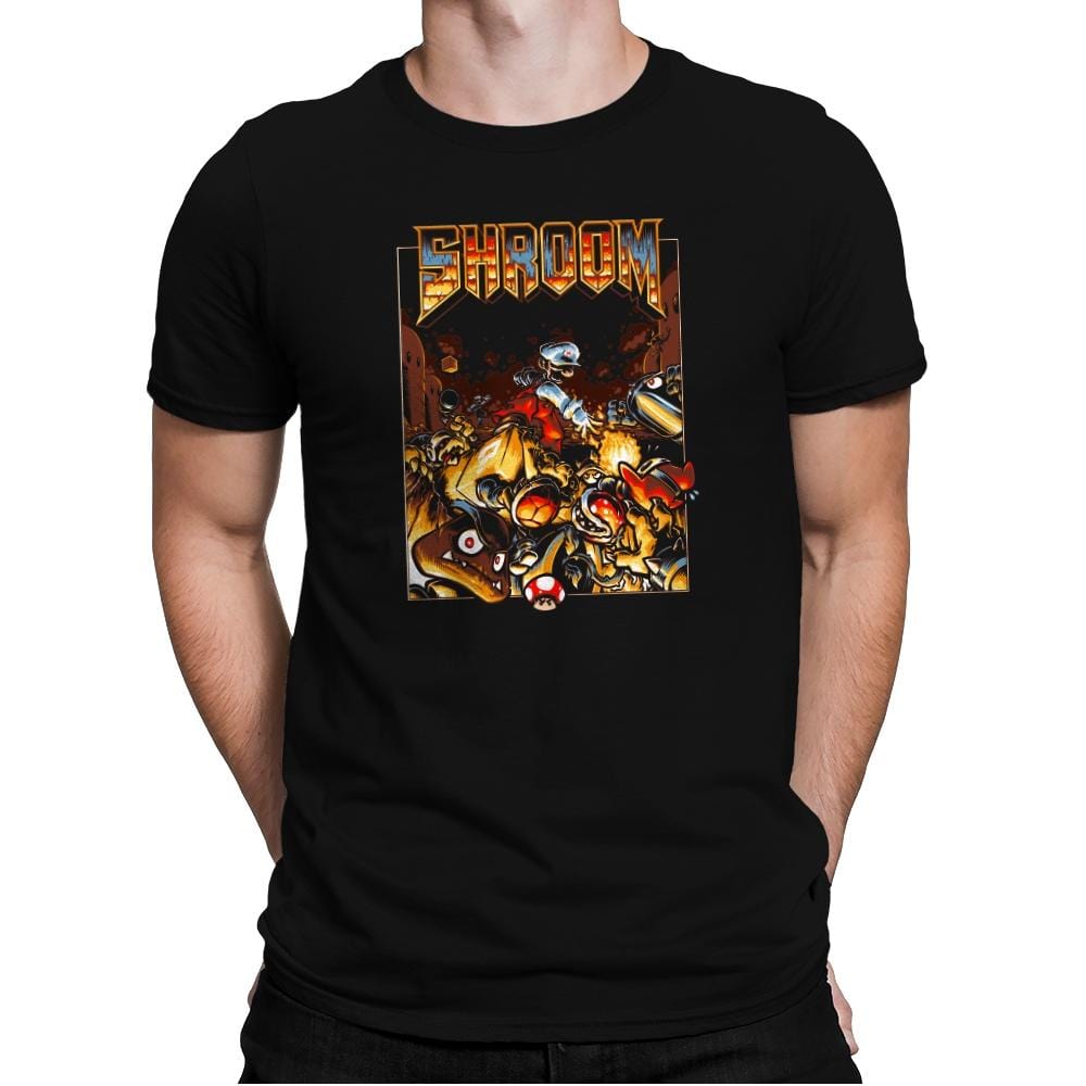 Shroom Exclusive - Mens Premium T-Shirts RIPT Apparel Small / Black