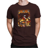 Shroom Exclusive - Mens Premium T-Shirts RIPT Apparel Small / Dark Chocolate