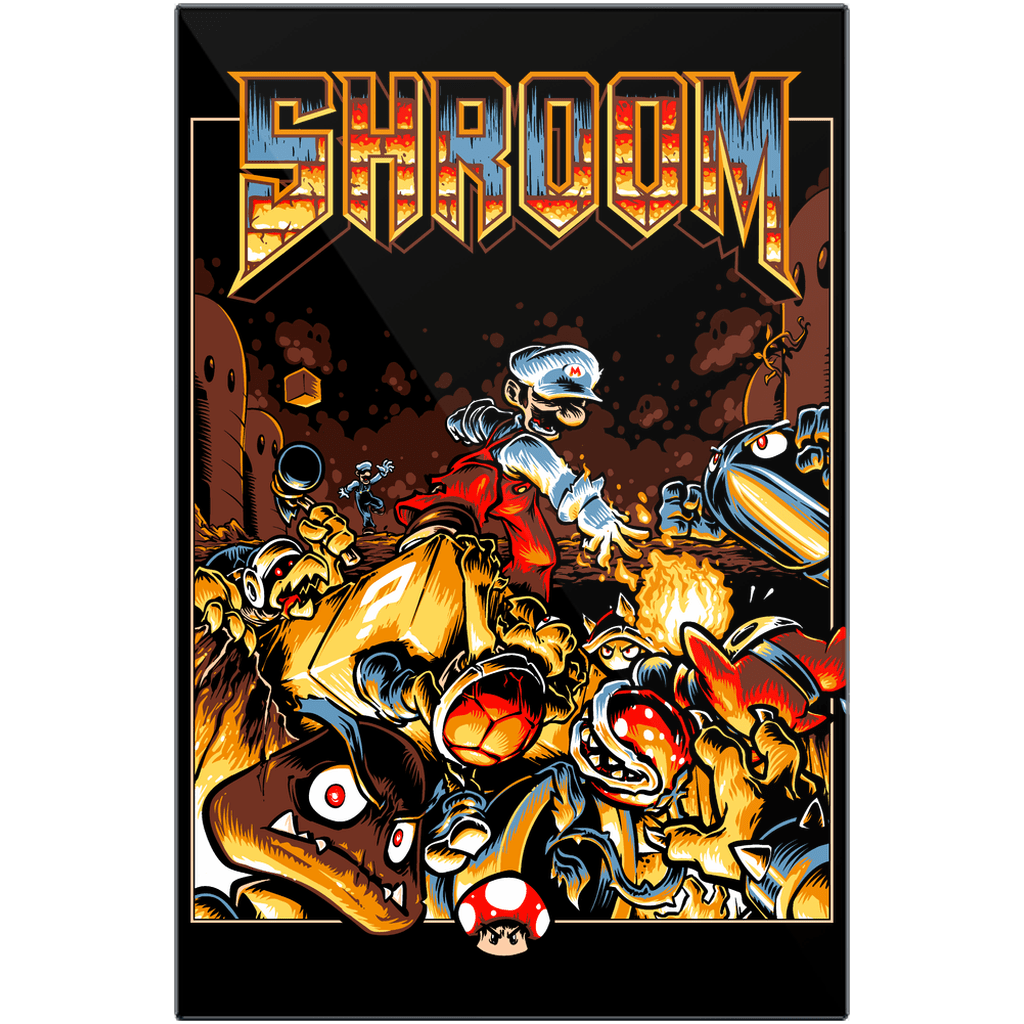 Shroom - Exclusive - Metal Prints RIPT Apparel 20x30 inch