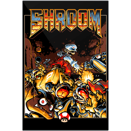 Shroom - Exclusive - Metal Prints RIPT Apparel 20x30 inch