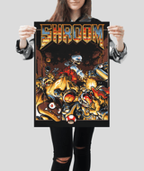 Shroom - Exclusive - Metal Prints RIPT Apparel 8x12 inch