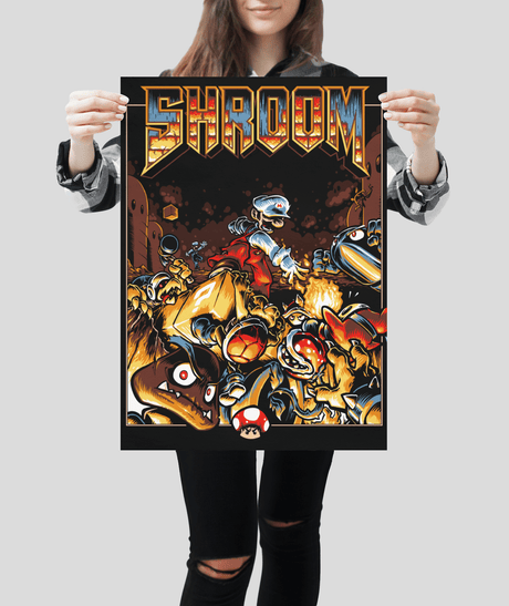 Shroom - Exclusive - Metal Prints RIPT Apparel 8x12 inch
