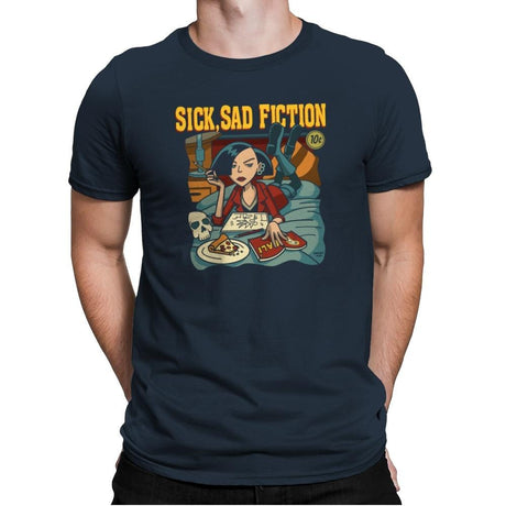 Sick Sad Fiction - 90s Kid - Mens Premium T-Shirts RIPT Apparel Small / Indigo