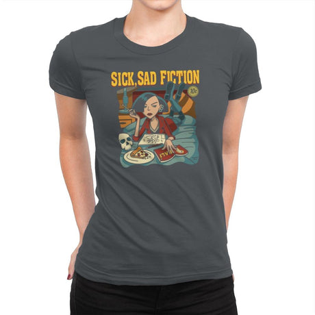 Sick Sad Fiction - 90s Kid - Womens Premium T-Shirts RIPT Apparel Small / Heavy Metal