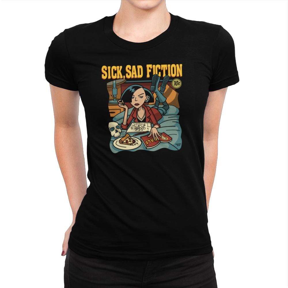 Sick Sad Fiction - 90s Kid - Womens Premium T-Shirts RIPT Apparel Small / Indigo