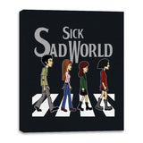 Sick Sad Road - Canvas Wraps Canvas Wraps RIPT Apparel 16x20 / Black