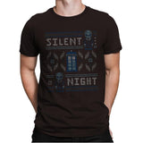 Silent Night - Ugly Holiday - Mens Premium T-Shirts RIPT Apparel Small / Dark Chocolate