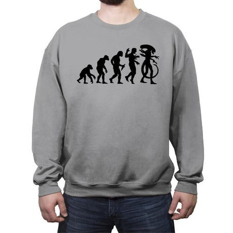 Silicon-Based Evolution - Crew Neck Sweatshirt Crew Neck Sweatshirt RIPT Apparel