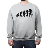 Silicon-Based Evolution - Crew Neck Sweatshirt Crew Neck Sweatshirt RIPT Apparel Small / Sport Gray