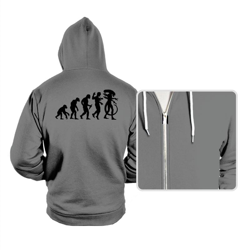 Silicon-Based Evolution - Hoodies Hoodies RIPT Apparel Small / Athletic Heather
